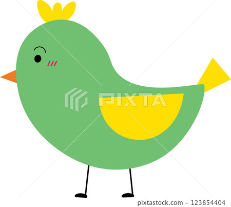cute birds on white background cute birds on white background 123854404