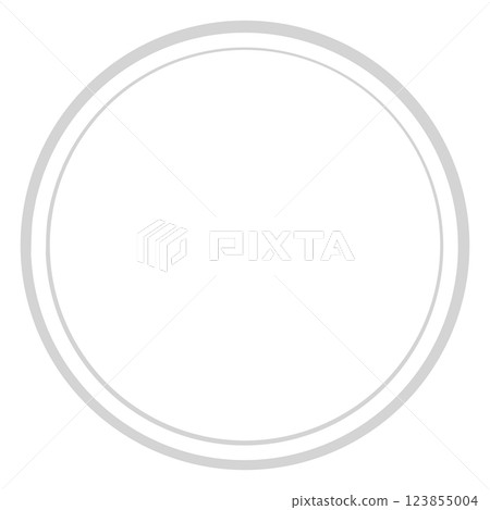 Gray simple circle frame Gray simple circle frame 123855004