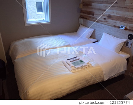 Interior view of twin room_Hakodate Interior view of twin room_Hakodate 123855774