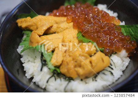 海膽丼 海膽丼 123857484