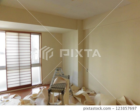 Room under renovation Room under renovation 123857697