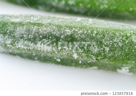 Frozen okra - 3:2 Frozen okra - 3:2 123857818