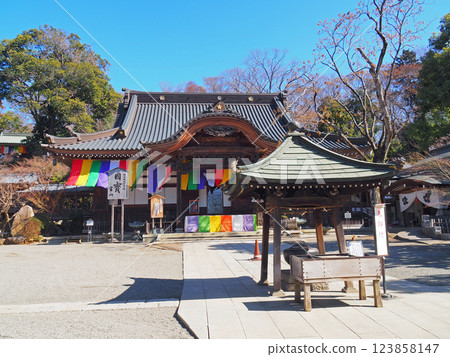Jindaiji Temple, Chofu City, Tokyo - Main Hall and Chozuya 123858147