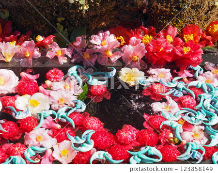 Tokyo Chofu City Jindaiji Temple Flower Water Purifier 123858149