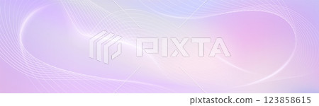 Abstract purple background with white wavy lines 123858615