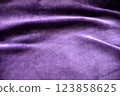 Purple blanket with horizontal pleats 123858625