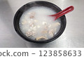 Roadside snacks A bowl of four-god soup 123858633