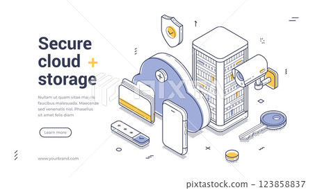Enhance your digital safety with secure cloud storage solutions for modern needs 123858837