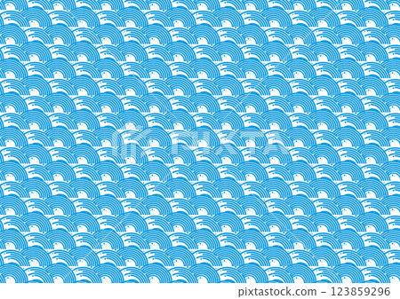 Japanese style wave pattern design paper Japanese style wave pattern design paper 123859296