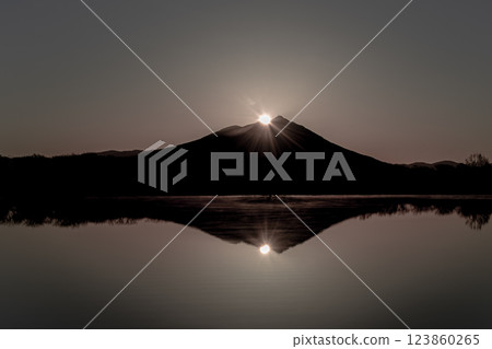 筑波山日出 鑽石筑波 123860265