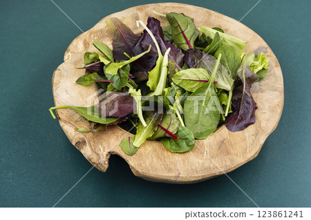 Fresh vibrant green salad. 123861241