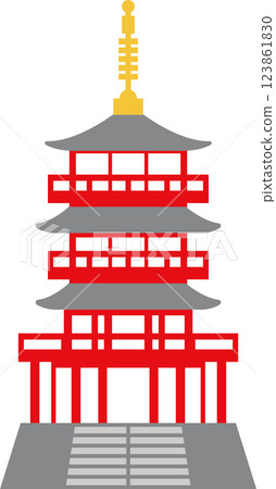 日本的文化建築、神社與文化遺產 123861830
