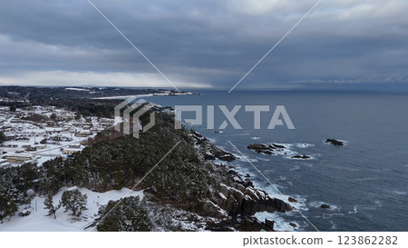 Tanesashi Coast in winter (Tanesashi Coast Sea) - Hachinohe City, Aomori Prefecture, Japan Tanesashi Coast in winter (Tanesashi Coast Sea) - Hachinohe City, Aomori Prefecture, Japan 123862282