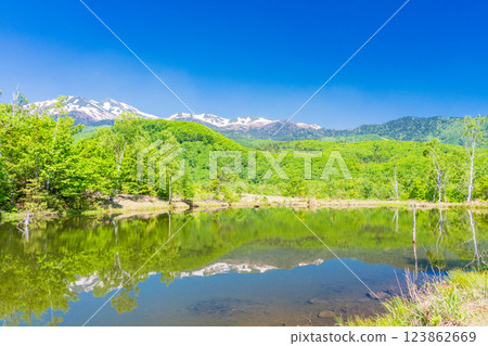 [長野縣]乘鞍高原、一之瀨公園、新綠的舞目池 123862669