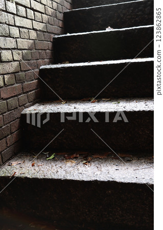 Sunny staircase 123862865