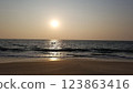 South Indian sunset 123863416