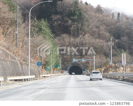 Chuo Expressway Enasan Tunnel Chuo Expressway Enasan Tunnel 123863798