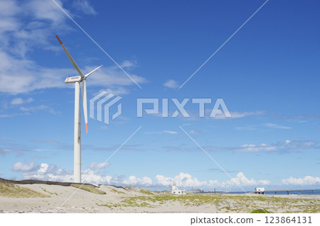 Sudahama Beach, Kamisu Town in August 123864131