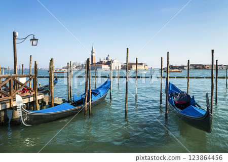 Gondolas in Venezia Gondolas in Venezia 123864456