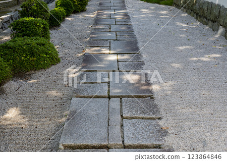 南禪寺的庭園和石板路 123864846