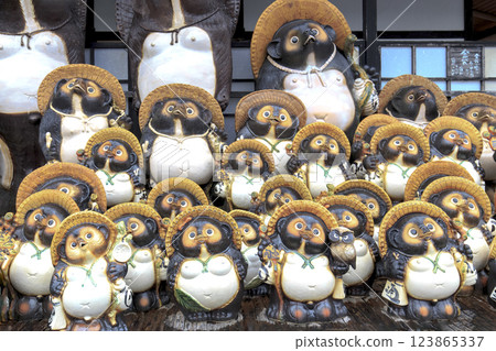 排隊！信樂燒浣熊 123865337