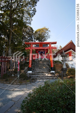 祐德稲荷神社境內風景（超廣角魚眼鏡頭拍攝） 123866156