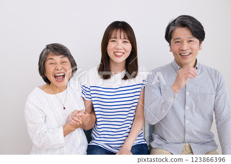 Third generation family portrait 123866396