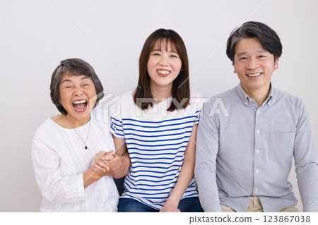 Third generation family portrait 123867038