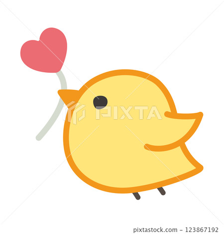 Cute chick illustration Cute chick illustration 123867192