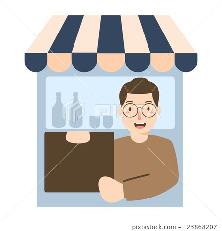 buying and selling goods online 123868207