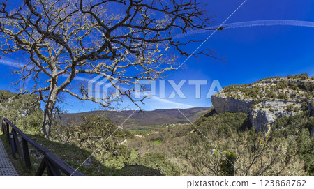 Natural Monument of Ojo Guarena, Spain 123868762