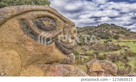 Protected Landscape Monte Valcorchero y Sierra del Gordo, Caceres, Spain 123868815