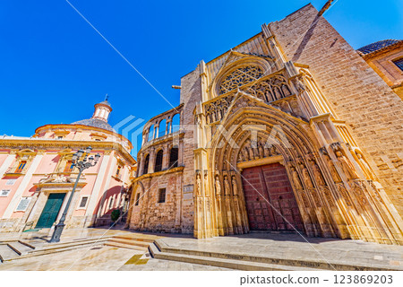 Basilica Cathedral of the Assumption of Our Lady. Valencia. Basilica Cathedral of the Assumption of Our Lady. Valencia. 123869203