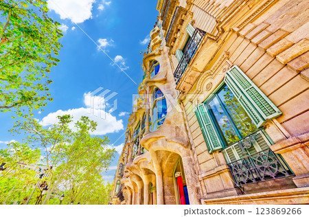 Casa Batllo (House of Bones). Barcelona. Casa Batllo (House of Bones). Barcelona. 123869266