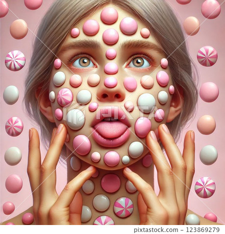 Portrait of Candy Pox Portrait of Candy Pox 123869279