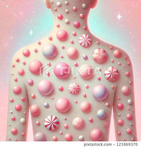 Whimsical Candy Pox 123869370