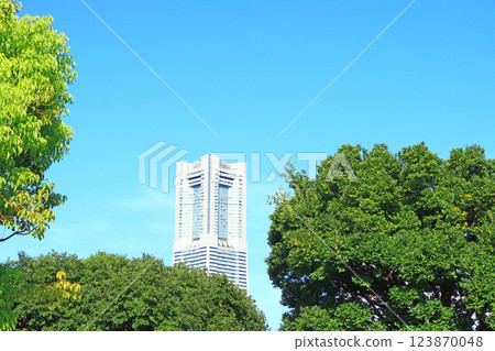 神奈川縣橫濱市橫濱地標塔風景 神奈川縣橫濱市橫濱地標塔風景 123870048