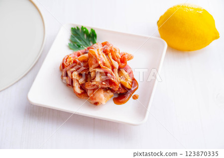 調味豬絞肉 123870335