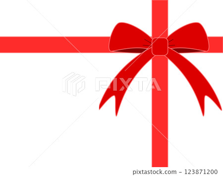 Simple ribbon top right Simple ribbon top right 123871200