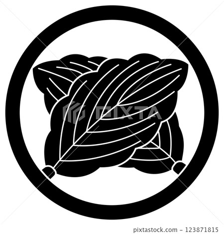 This is the family crest of Eiichi Shibusawa and Susumu Yamazaki. It is a circle with a different oak leaf. This is the family crest of Eiichi Shibusawa and Susumu Yamazaki. It is a circle with a different oak leaf. 123871815