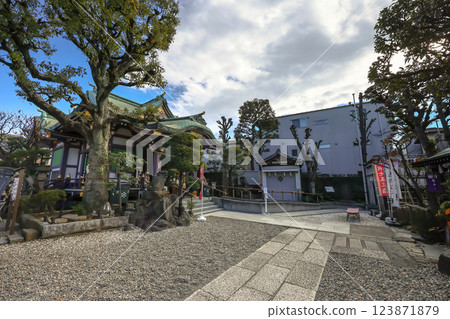 The Takagi Shrine Sumida City Tokyo Japan Dec 8 2024 123871879