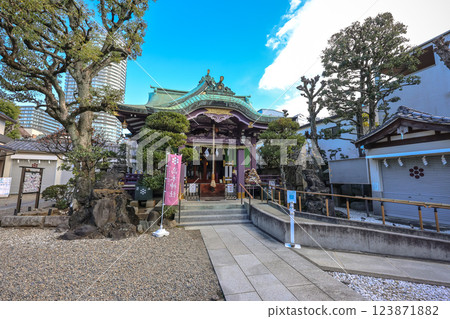 The Takagi Shrine Sumida City Tokyo Japan Dec 8 2024 123871882