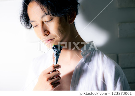 男士人像刮鬍刀 123873001