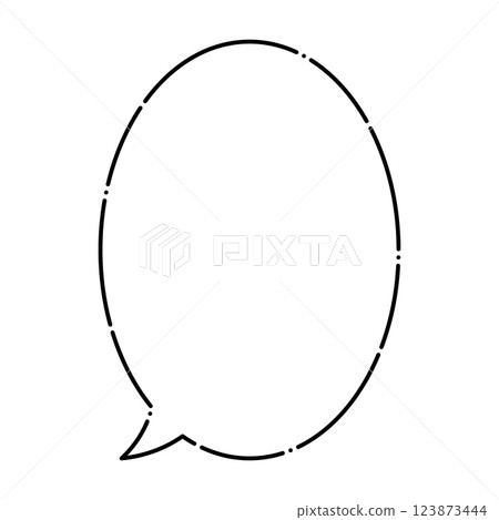 白色背景上的簡單語音氣泡圖 白色背景上的簡單語音氣泡圖 123873444