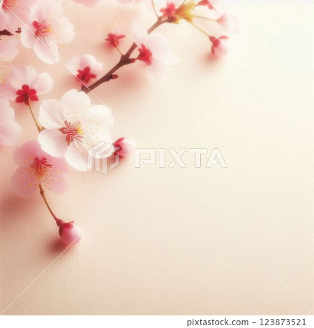 Cherry blossom illustration background 16 123873521