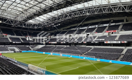 Stadium of the Future: A soccer arena that combines cutting-edge technology and design 123877089