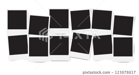 Minimalist geometric layout for square wedding and photo album frames. Minimalist geometric layout for square wedding and photo album frames. 123878817