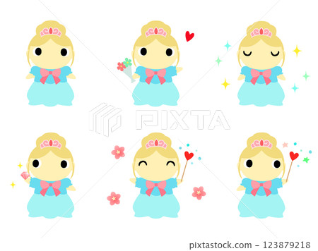 公主圖標集 123879218