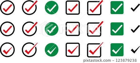 Checkmark icon 2 123879238