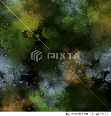 watercolor painting on white background 123879314